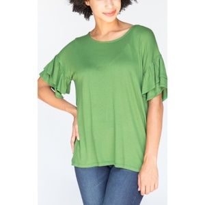 A&D Frill Sleeve Top